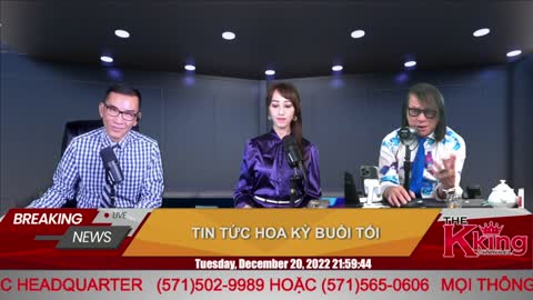 TIN TỨC HOA KỲ BUỔI TỐI - 12/20/2022 - The KING Channel