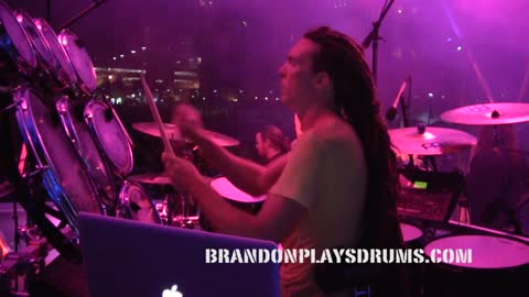 Pink Floyd "Time" Intro Live Drum Cover Roto Tom Clip (Brandon Smith)