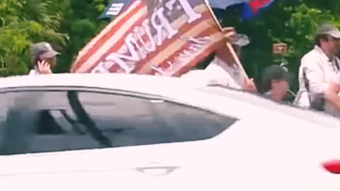 Trump in miami florida USA