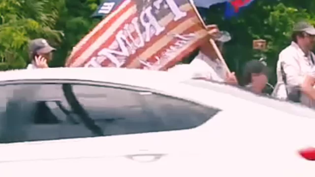 Trump in miami florida USA