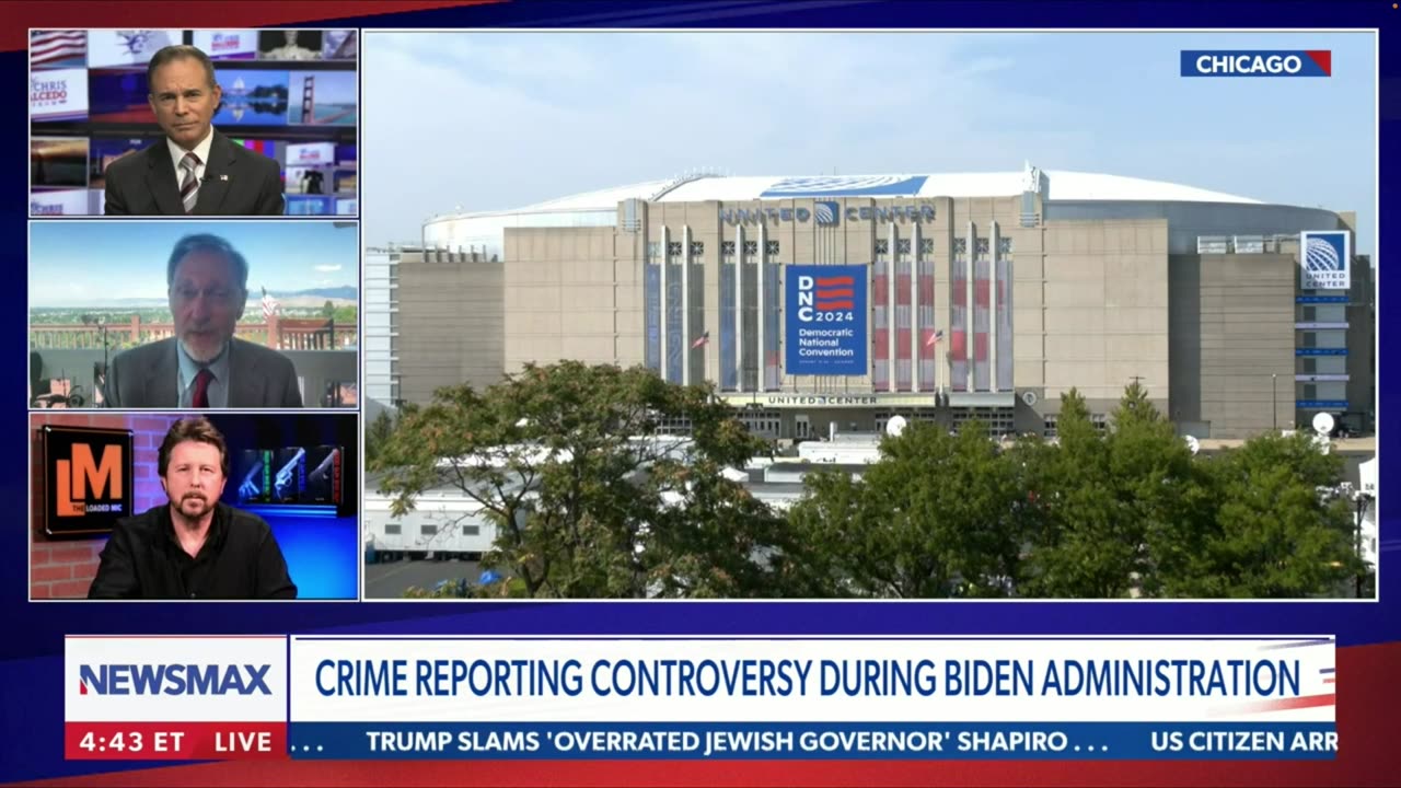 On NewsMax’s Chris Salcedo Show: To Discuss Crime Reporting Controversy During Biden Administration