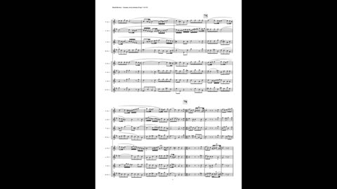 J.S. Bach – Motet: “Komm, Jesu, komm”, (Double Saxophone Choir)