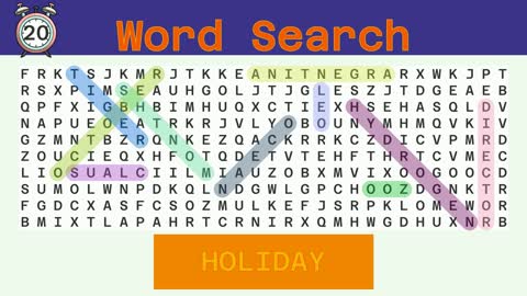 Word Search - Challenge 11/11/2022 - Hard - Random