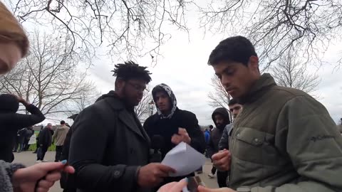 Muslim boys prefer debating female