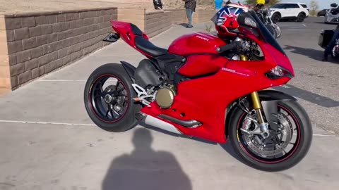 Admiring my 1199S Ducati Panigale