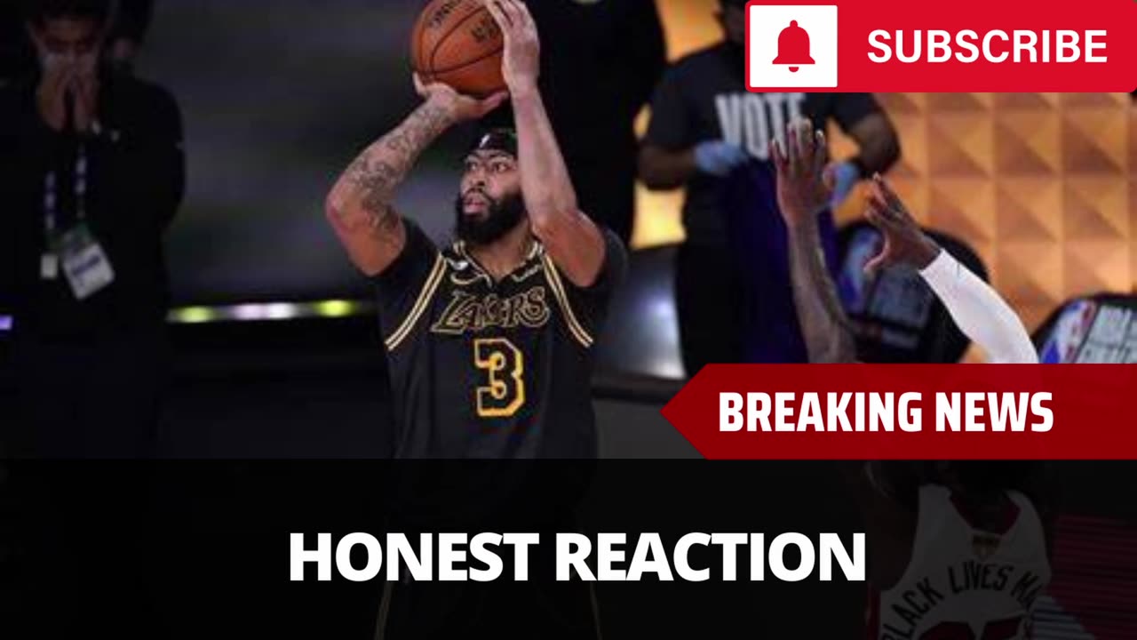 Anthony Davis Reacts To The Lakers Drafting Bronny James