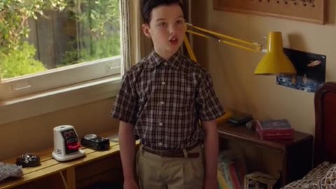 Sheldon having a rough day scene
