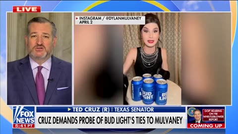 Ted Cruz Calls for an Investigation into the Bud Light Collaboration