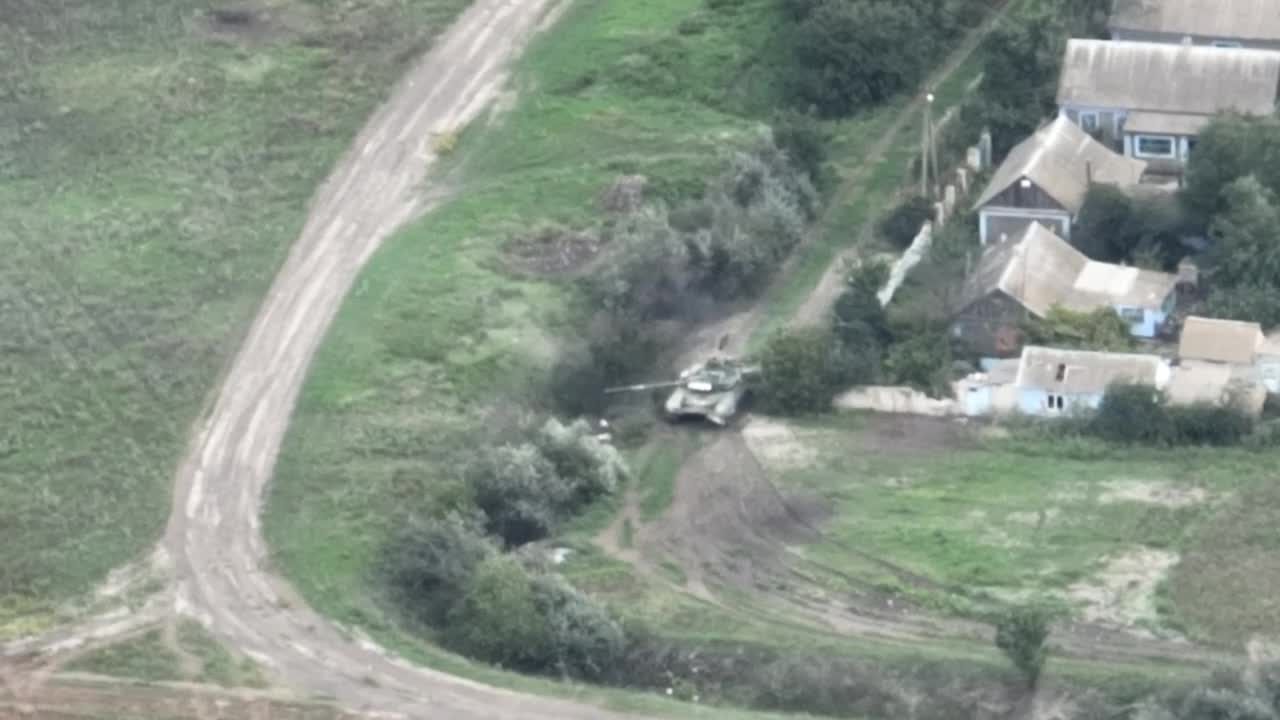 Destruction d'un Char T90 en Ukraine