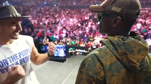 Israel Adesanya vs Sean Strickland! The first face off before #UFC293!!