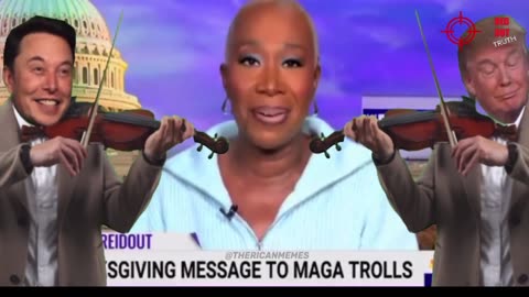 Joy Reid doesn't seem real "Thankful"