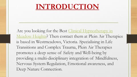Best Clinical Hypnotherapy in Meadow Heights