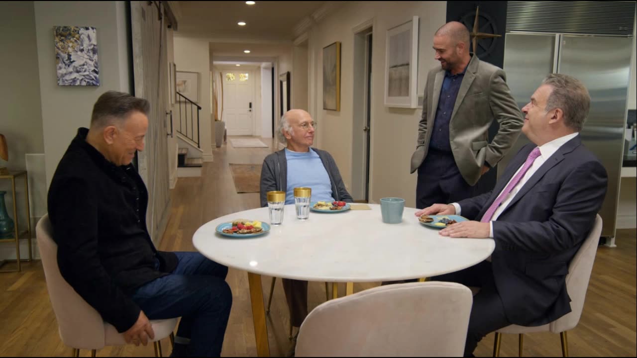 Larry David has COVID and sex with a man.