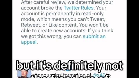 Marco reviews no longer has freedom of speech on #twitter