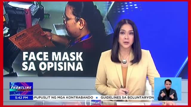 llang kompanya,nagluwag sa pagsusuot ng face mask sa opisina
