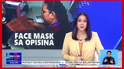 llang kompanya,nagluwag sa pagsusuot ng face mask sa opisina