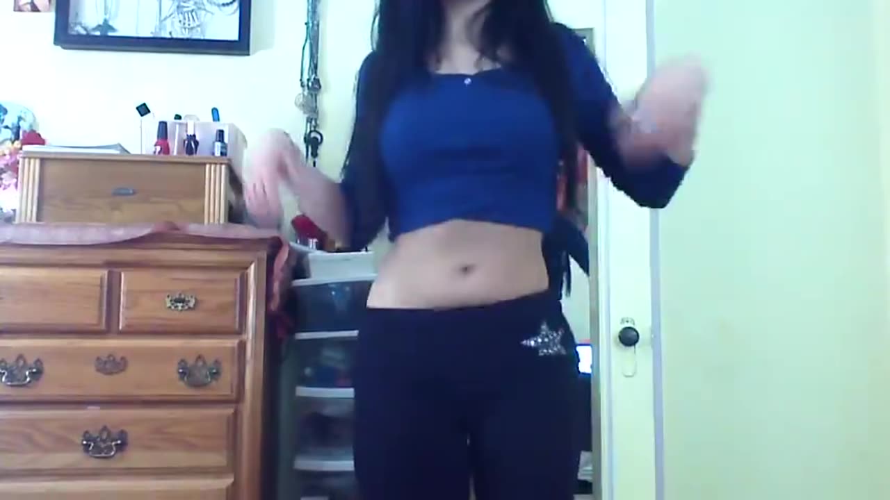 ERIN KRISTEN CRESPO: BELLY DANCING TO JASON DERULO SONG | "TALK DIRTY" BELLY DANCE | BUTTERFACE GIRL