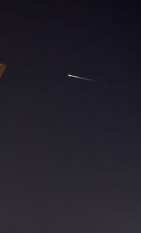 Unknown flying object spotted last night