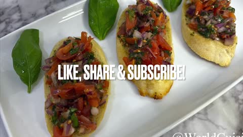 How To Make Italian Bruschetta Easy