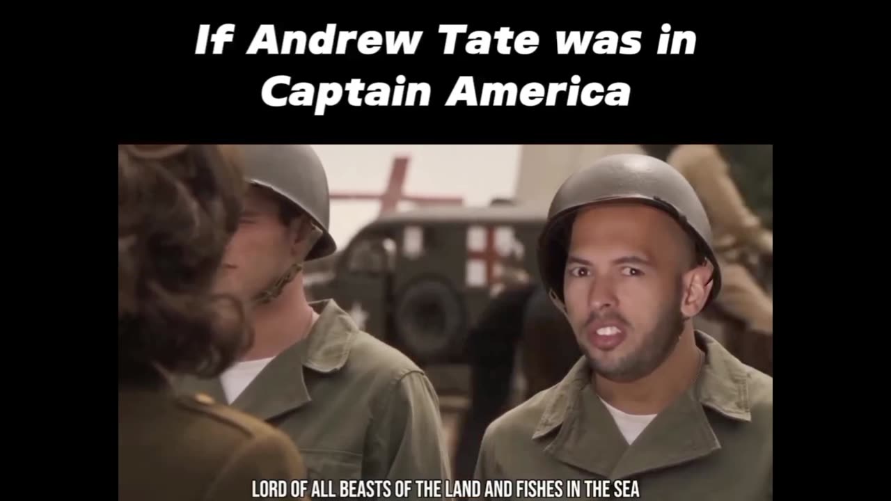 ANDREW TATE AS CAPTAIN AMERICA😂😂