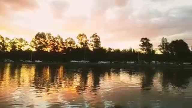 Beautiful sunset.