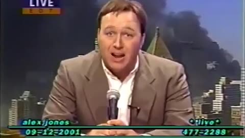 Alex Jones The Day After 9/11 Calls Out The Jews