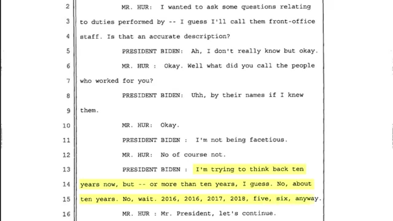 🚨BIDEN DOJ TESTIMONY LEAK?🚨