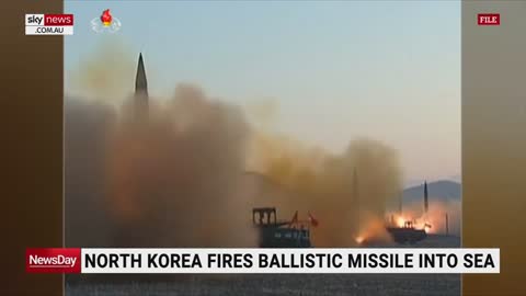 North Korea fires ballistic missile causing air-raid sirens