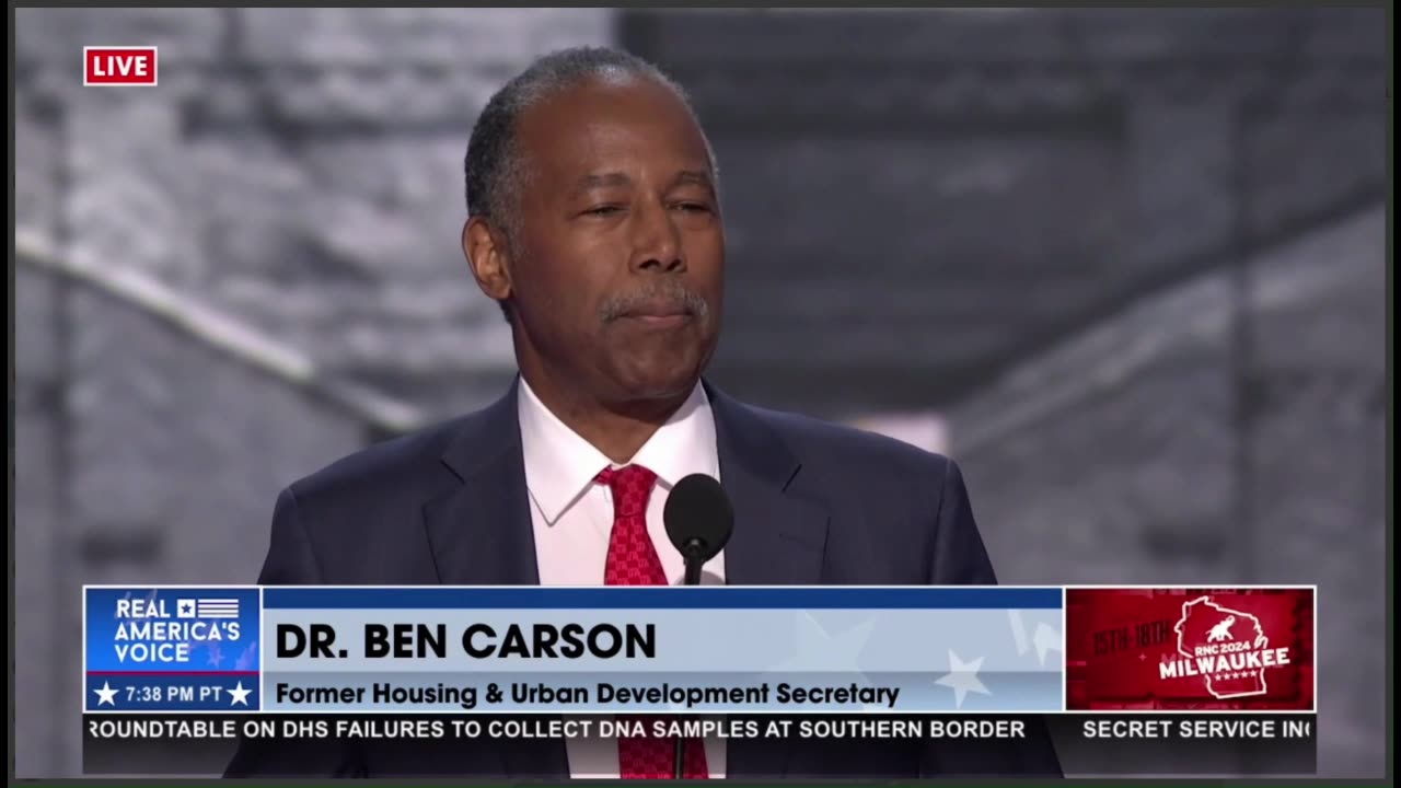 Dr Ben Carson from 2024 RNC