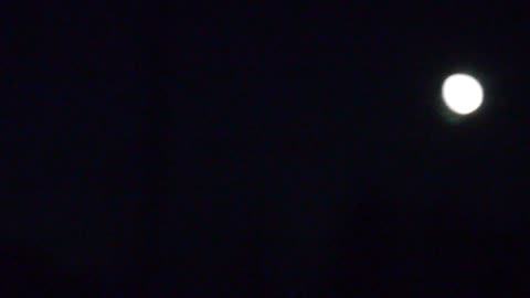 Orbs, light rays through the moon, other lights