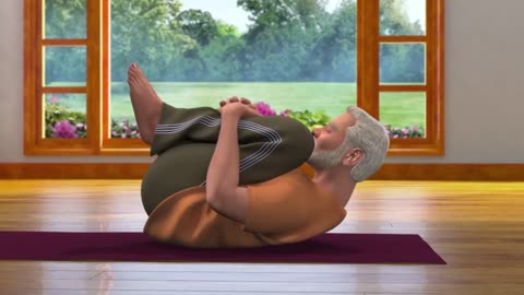 Yoga with guruji _ Pawanmuktasana English
