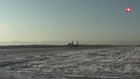 Russia’s Tu-95MS strategic bombers along with 4x Chinese Xian H-6K strategic bombers conducted a