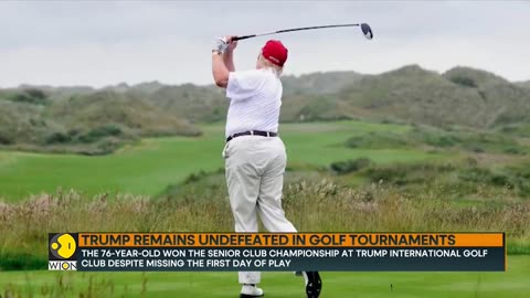 Donald trump win golf ⛳