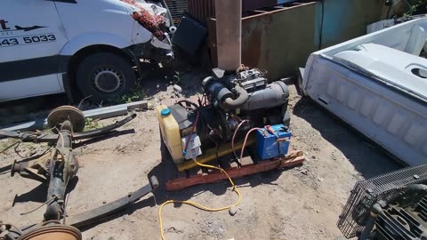 Lister petter alpha lpa3 generator 7kva fuel use test 10litre to kwhs