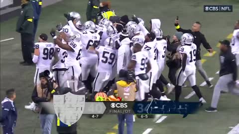 Josh Jacobs Takes off AGAIN Winning the Game in OT!!!!