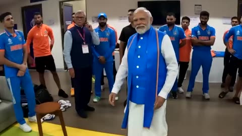 Modi met indian cricket team♥️