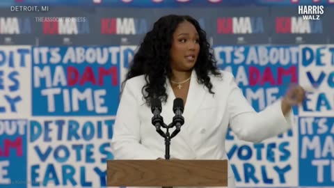 Lizzo blasts Trump’s Detroit swipe at Harris rally: ‘I’m proud to be from this city’
