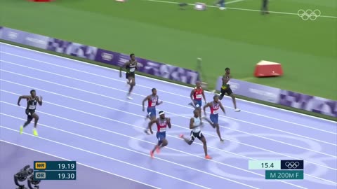 200m men Olympic final 2024