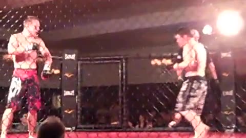 Nick Snow vs Michah Reid, Fight 2b (cageside view)