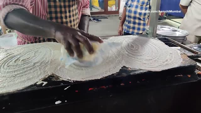 Mumbais Famous Rajnikant Style Dosa Muttu Dosa Corner Indian Street Food