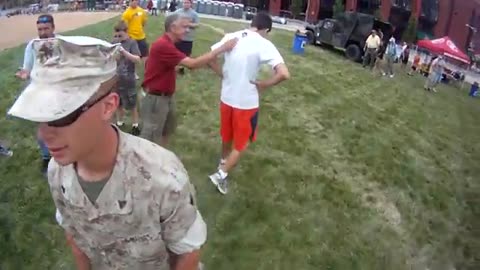 Test yourself against the Marine combat fitness test