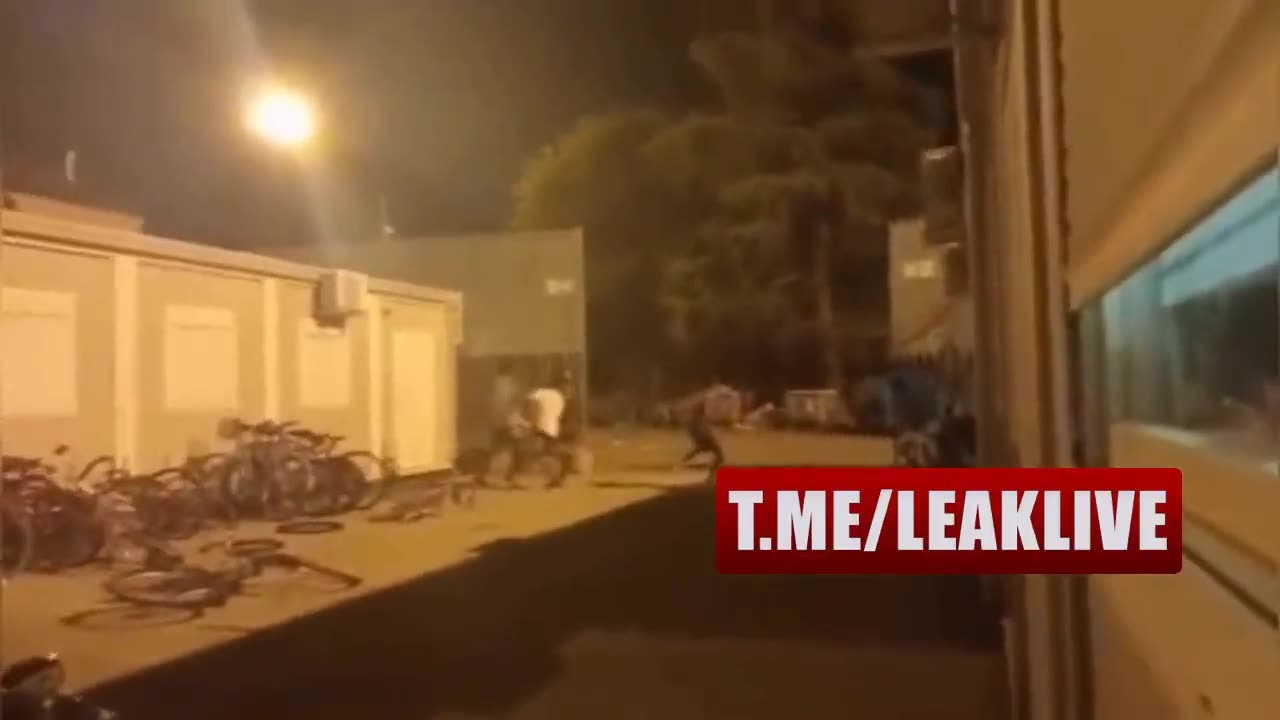 The African migrants in the Italian town of Lampedusa have returned to fighting each other again.