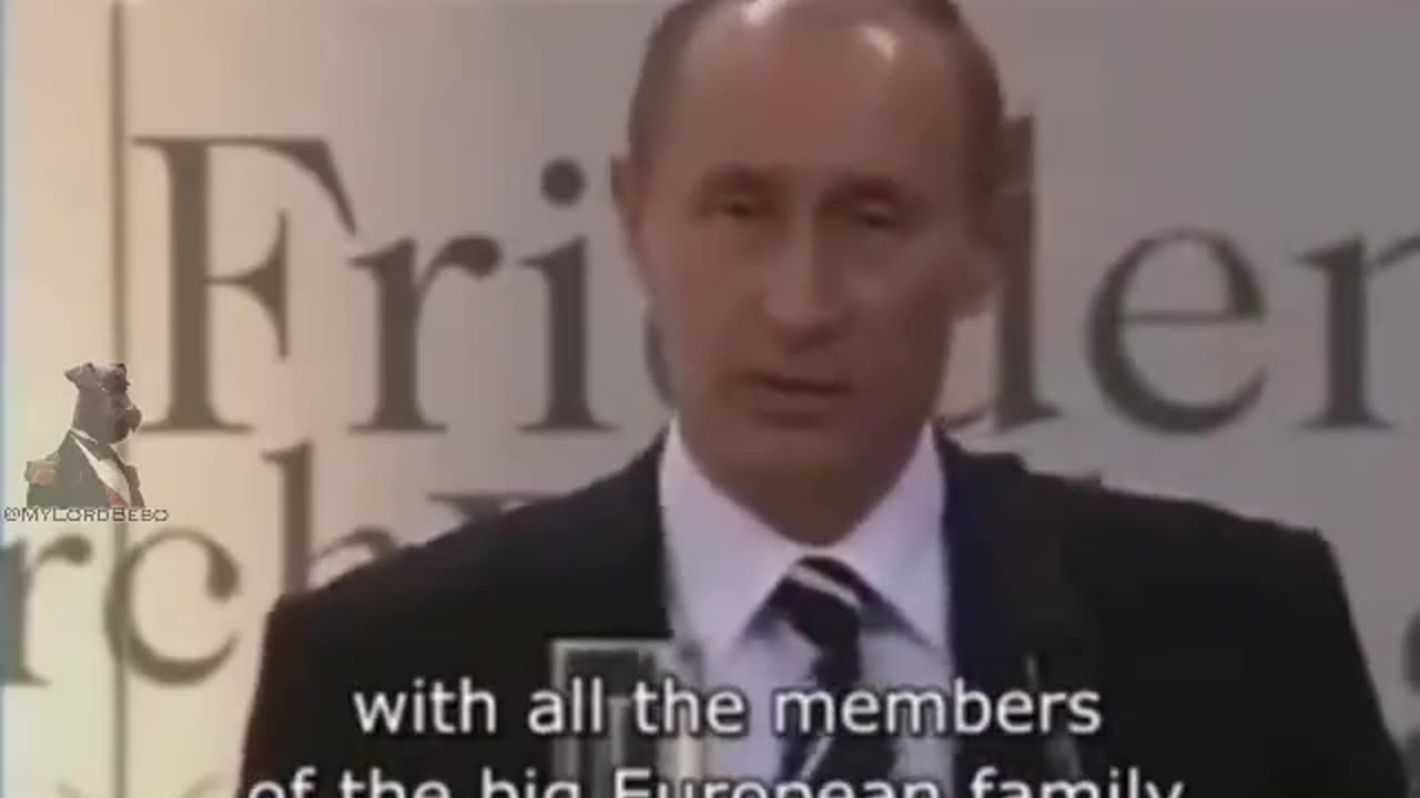 The Munich speech by Putin in 2007 is a must watch for every geopolitical scholar