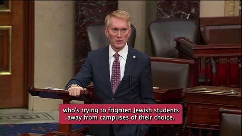 Lankford Speaks on Senate Floor About the Importance to Stand with Israel and Stop Anti-Semitism