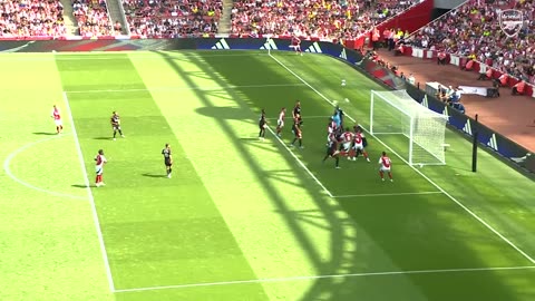 RICCARDO CALAFIORI MAKES DEBUT _ HIGHLIGHTS _ Arsenal vs Olympique Lyonnais (2-0) _ Emirates Cup