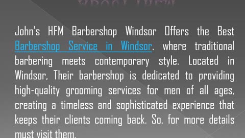 One of the Best Beard Trims Facility in Windsor