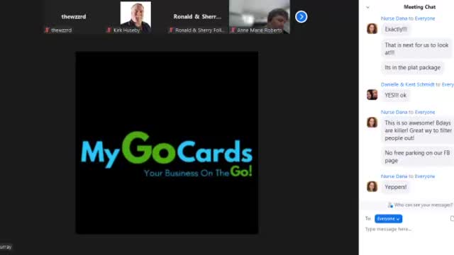 MyGoCards Training ~ 1/2/2023 (early)