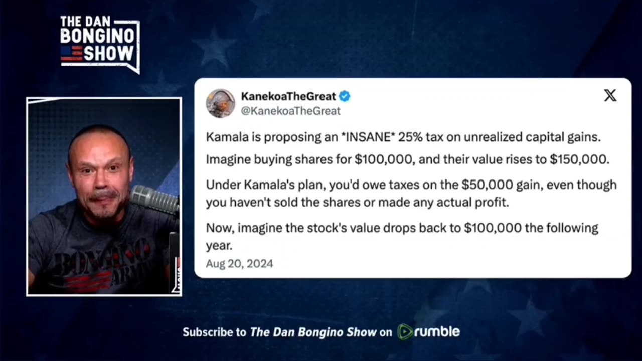 Harris wants a 25% tax on your unrealized gains tax you on the value of your home you didn't sell