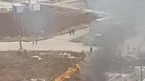 This is how they put out the fire in Russia.