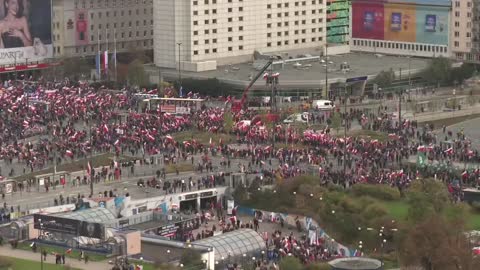 Nationalist groups gather in Warsaw for Poland's Independence Day